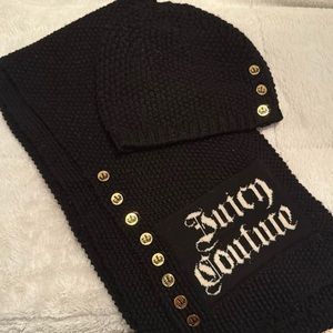 JUICY COUTURE HAT AND SCARF